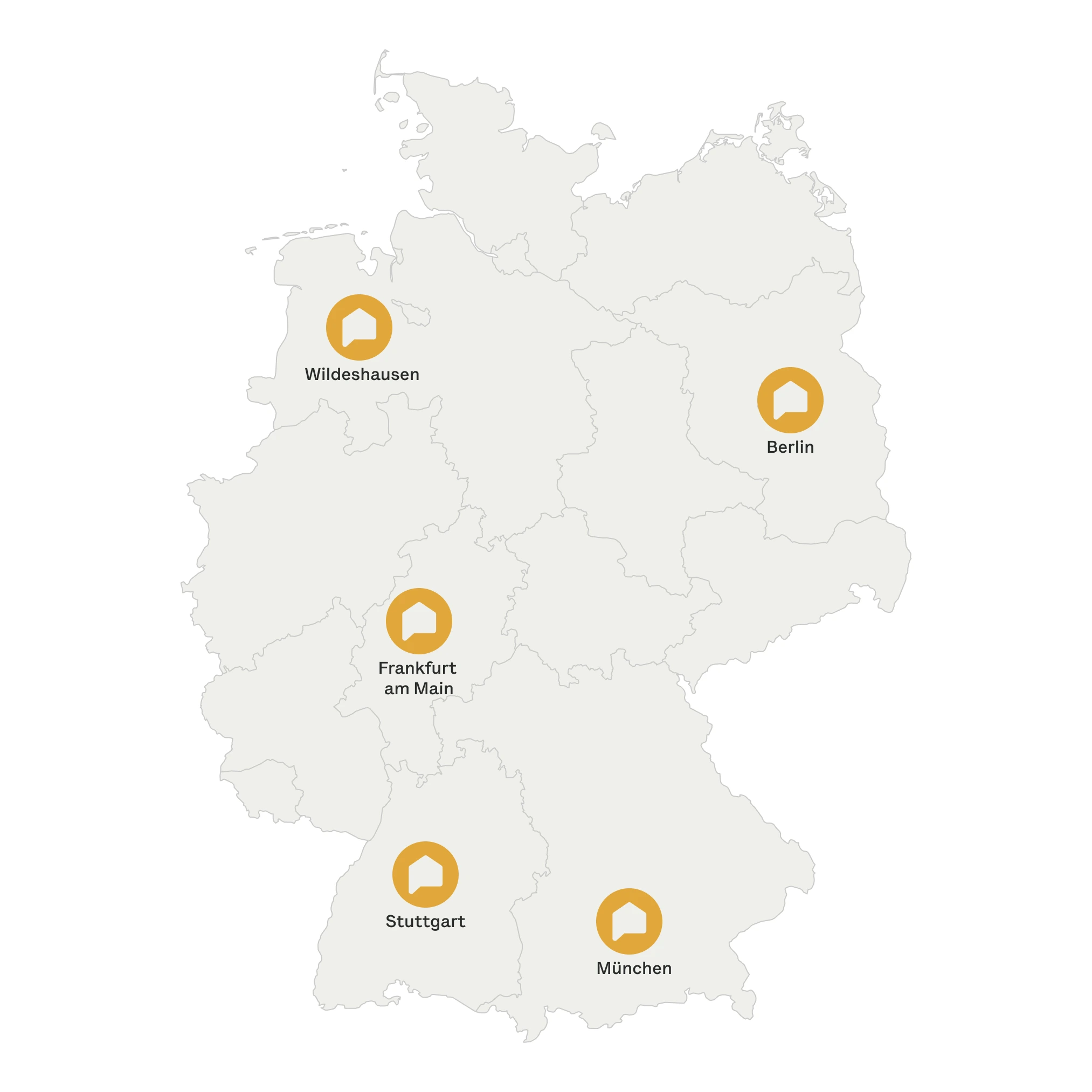 hallo theo | Hausverwaltung in ganz Deutschland | Karte
