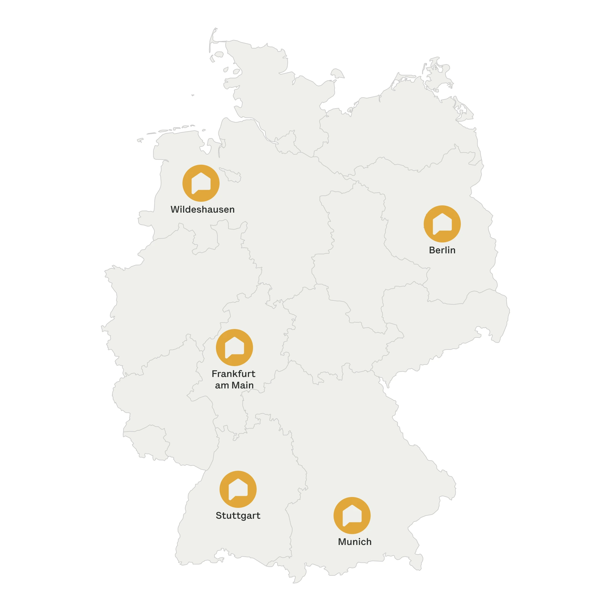 hallo theo | Hausverwaltung in ganz Deutschland | Karte