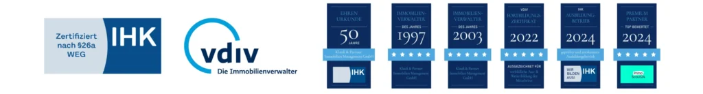hallo theo | Hausverwaltung | zertifizierte Verwalter:innen | Awards | Mitglied im VDIV